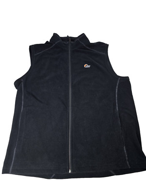 Lowe Alpine ALEUTIAN Men's XXL Fleece Vest Full Zip Poland Camera Core Vintage