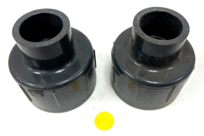+GF+ 2'' X 1'' PVC REDUCER COUPLING (LOT OF 2)