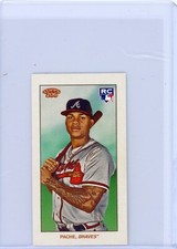 2021 Topps 206 Wave 3 Cristian Pache Atlanta Braves Rookie Base Mini Card