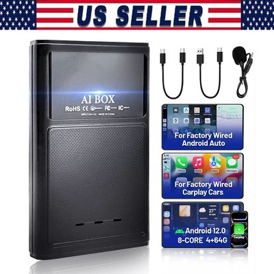 4G+64G Android Wireless Car Play Android Auto Adapter AI Box Adapter Android
