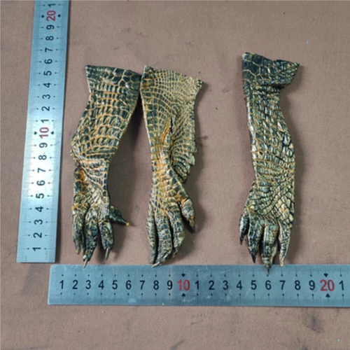 2PCS Real Alligator Crocodile Skin Paw Leather Hide Pelt DIY Craft Accessories - Picture 9 of 36