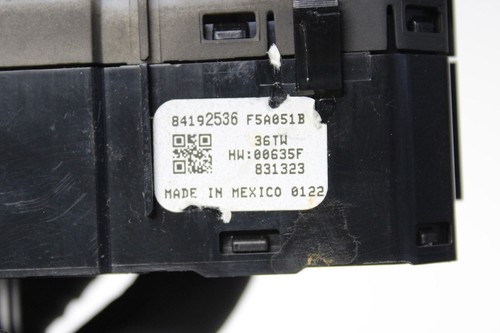 2017-2022 CHEVROLET TRAX FRONT LEFT DRIVER SIDE HEADLIGHT CONTROL SWITCH OEM - Picture 5 of 6