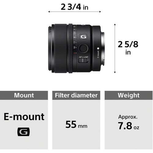 Sony E 15mm f1.4 G Lens - 1 Year Warranty - FREE UK Delivery - Picture 8 of 9