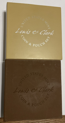 2004 US Mint Lewis & Clark $1 Silver Proof Coin and Native American Pouch Set #1 - Picture 3 of 10