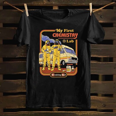 Breaking Bad First Chemistry Lab Black Cotton T -Shirt XL