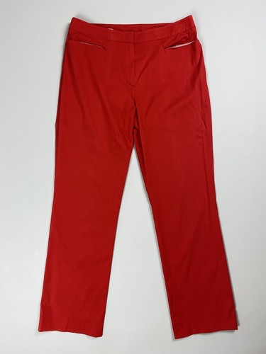 Jil Sander, Jil Sander vintage ladies dress pants trousers size 38 red