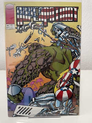 SuperPatriot #2 image Comics US Comic Heft Guter Zustand bagged and Boarded