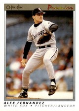 1991 O-Pee-Chee Premier #42 Alex Fernandez Chicago White Sox