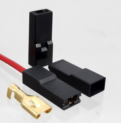 25x 6,3 Kabelschuh Gehäuse Schutz Hüllen Isolierung Stecker m. Zunge Type B
