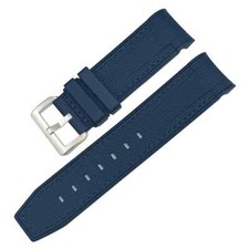 Cinturino orologio in gomma intrecciata 23 mm 22 mm adatto a Blancpain Fifty Fathoms 5000 5015