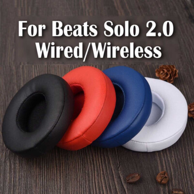 2x Ear Pad Soft For Beats B0518, B0534, A1796 Solo Solo Wireless  Wired