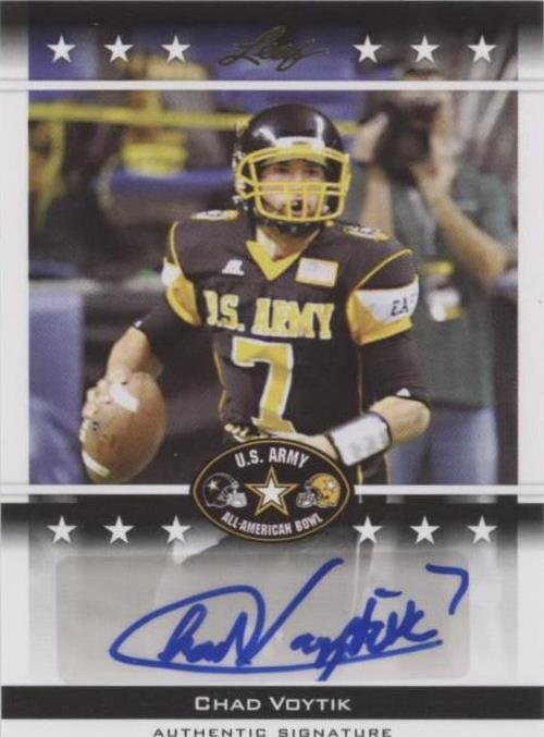 2012 Leaf U.S. Army All-American Bowl Chad Voytik #BA-CV1 - 1 of 2