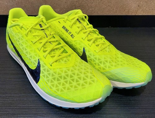 New Nike Zoom Rival Waffle 5 Volt Black Men's Size 10 CZ1804-702 Track and Field - Picture 5 of 12