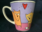 Kitty Love Coffee Mug by Ursula Dodge Signature Housewares Inc 10 oz