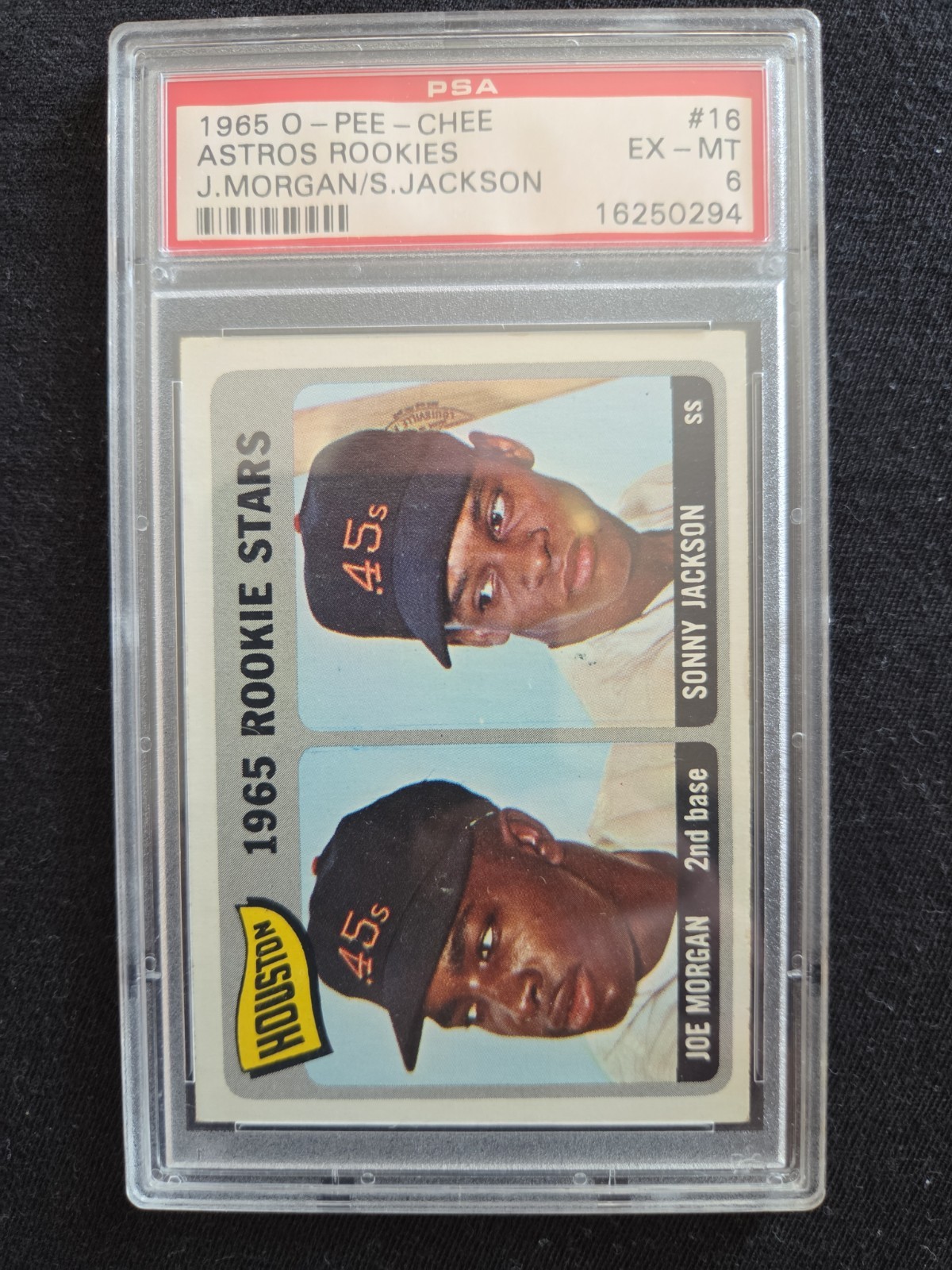 Houston 1965 Rookie Stars (Joe Morgan / Sonny Jackson) #16 1965 O-Pee-Chee Baseball