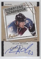 2006-07 Upper Deck Bee Hive Signature Scrapbook Milan Hejduk #SS-HE Auto 4kz