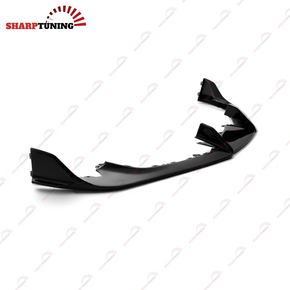 For 2020-24 GR Supra A90 A91 Gloss Black Front Bumper Lip Splitter - Image 2 of 4