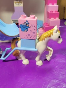 Lego Duplo 6154 Cinderella's Castle With Carriage Fairy Glass Slipper No Prince
