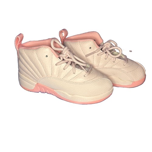 Nike Air Jordan 12 Retro Taxi 2025 Pearl Pink Toddler Size 9C Gently Used