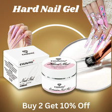 CHUNHU UV LED Gel Nail BUILDER Clear Cover EXTENSION False Tips Overlay 30ml