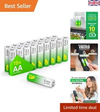 18-Piece AA 1.5V Alkaline Battery Set - Leak-Proof and Long-Lasting Performance