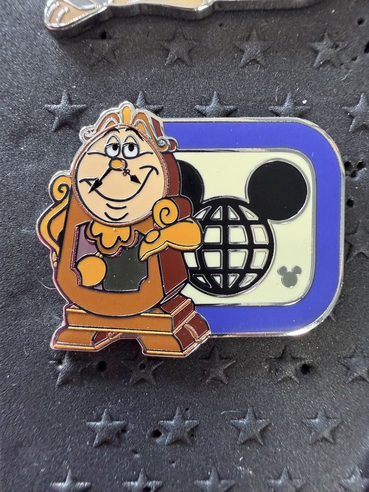 Disney Hidden Mickey Cogsworth Pin Beauty & The Beast  