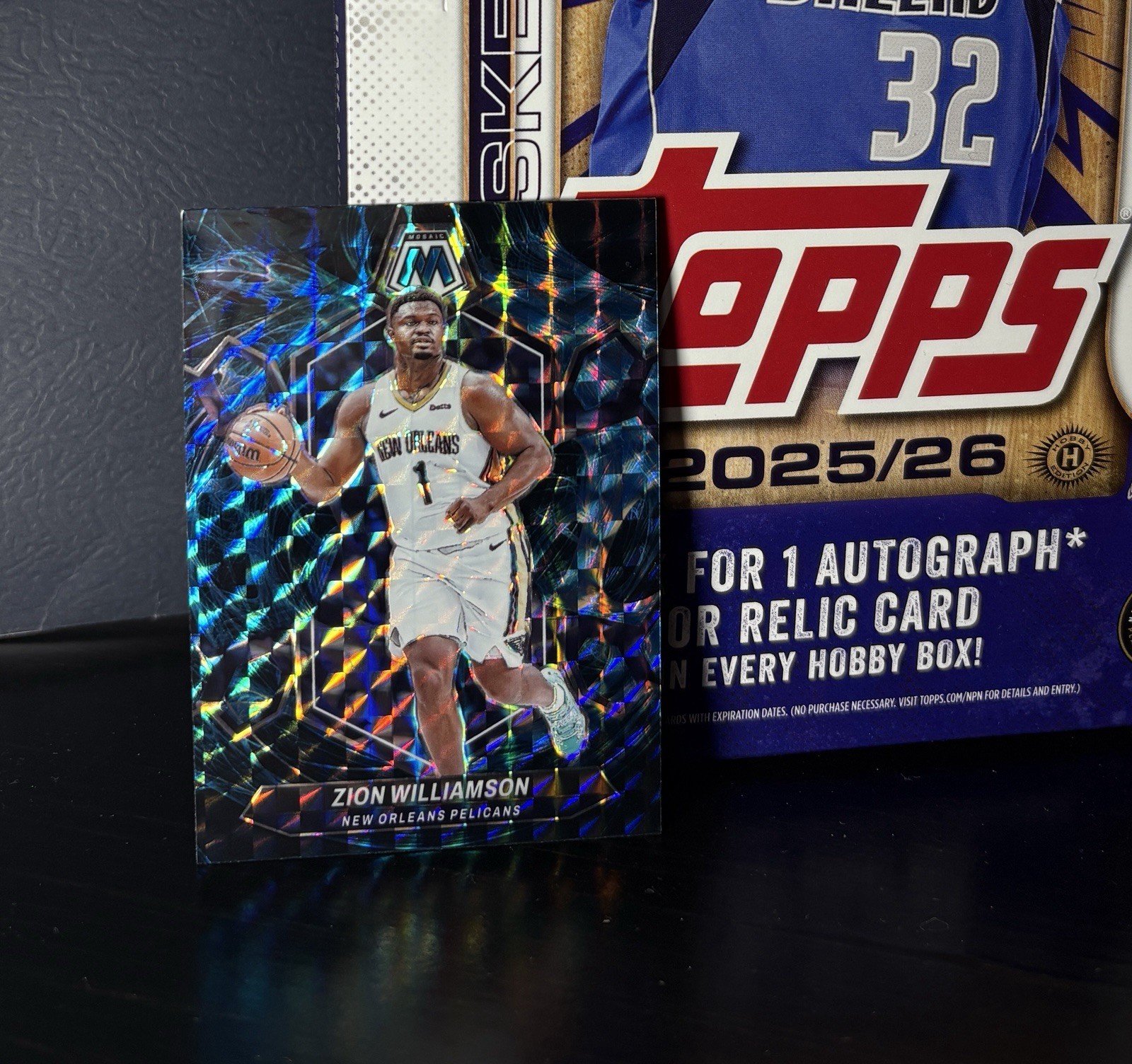 2023-2024 Mosaic Genesis Zion Williamson Rare #32 Pelicans 