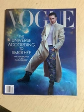 December 2025 VOGUE magazine Timothee Chalamet cover