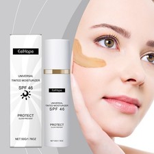 SPF Tinted Moisturizer Hydrating Brightening Daily Face UV Protection Cream