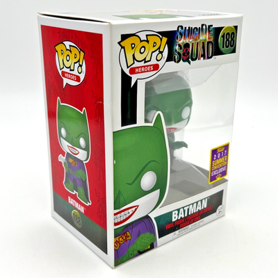 Funko POP! DC Heroes Suicide Squad BATMAN (JOKER) #188 Summer Con