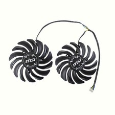 NEW 87MM MSI ARMOR RX570 RX580 DUAL FAN REPLACEMENT 40MM 4PIN PLD09210B12HH 0.4A