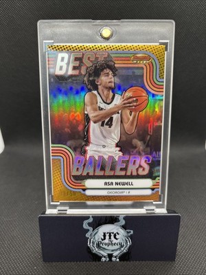 2024-25 Bowman's Best U University ASA NEWELL #BB-7 GOLD Refractor GEORGIA /50