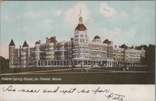 Poland Spring House South Maine ME 1900s Turrets Postcard