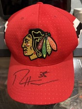 Ryan Hartman Autographed Adidas Hat Chicago Blackhawks L/XL Fast Shipping