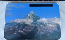 Foldable Lightweight Multi Function Lap Top Desk with Mountain Scene