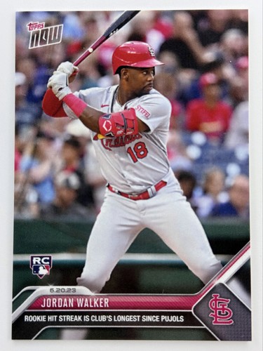 2023 Topps Now 471 Jordan Walker