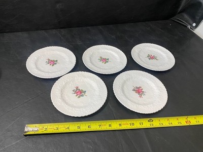 Spode Bone China Spode's Bridal Rose salad dessert plates 6'' plate lot of 5