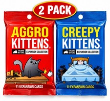 Exploding Kittens Expansions: Creepy & Aggro Kittens