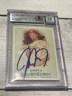 Jayson Werth Signed Card Topps Allen & Ginter Slabbed Beckett IP Auto Phillies a