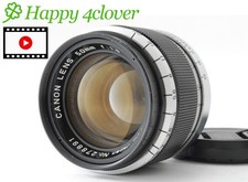  N MINT Canon 50mm f/1.8 L39 Leica Screw Mount LTM Standard Black Lens JAPAN