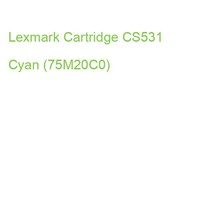 Lexmark Cartridge CS531 Cyan (75M20C0) (0734646741712)