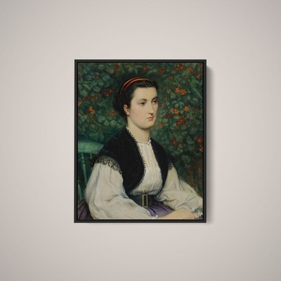 James Tissot - Portrait of a Lady - Art Print on Paper or Canvas