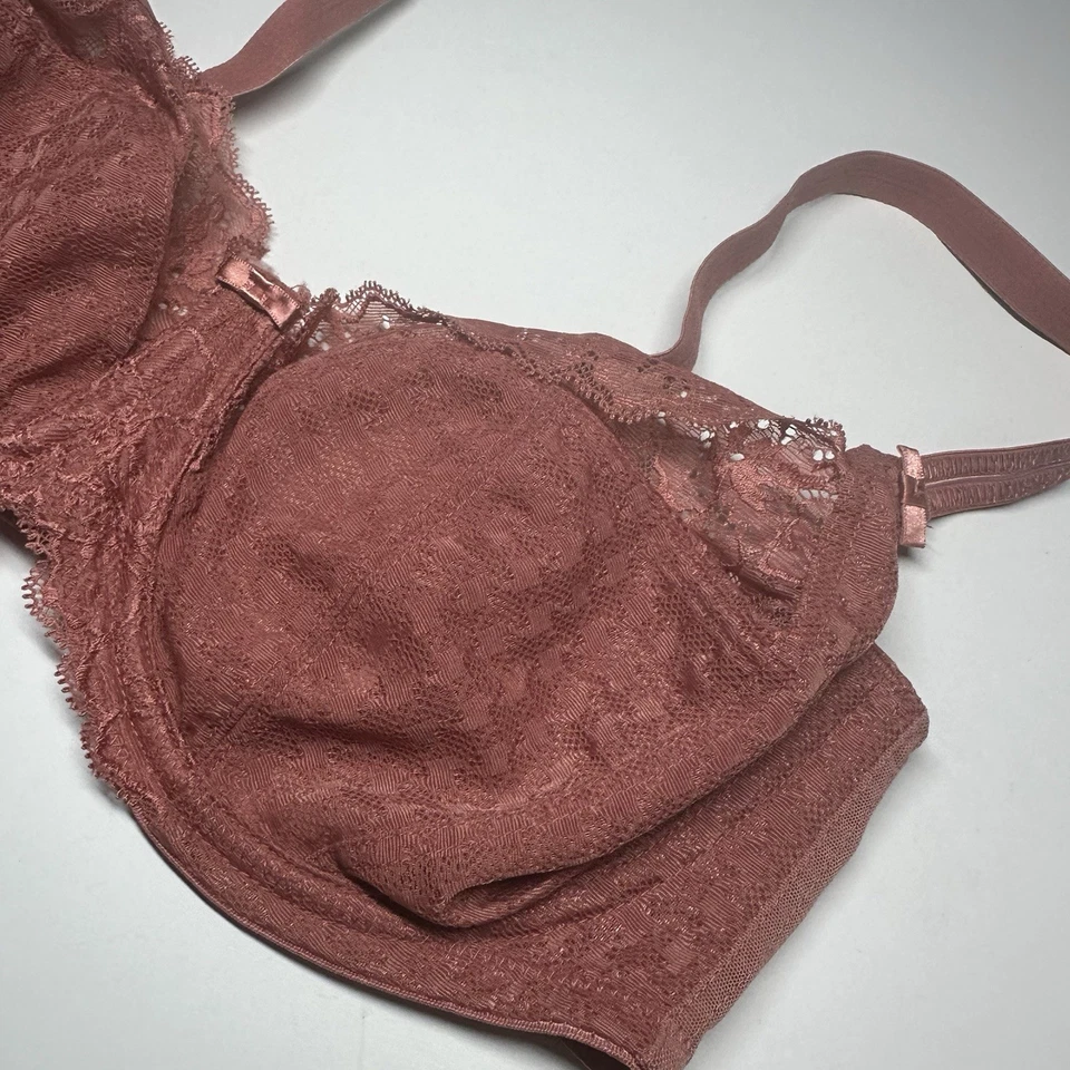 Sutiã Panache 36E laranja escuro sem forro com aro cobertura total 7285 - Imagem 3 de 4