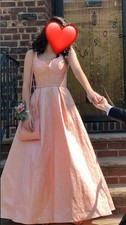 Camille La Vie Peach Prom Dress Size 2
