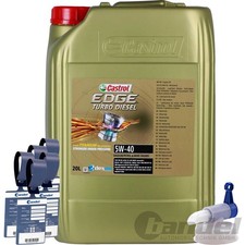 20L CASTROL EDGE TITANIUM 5W40 f&uuml;r VW 505.00/01 MB 226.5 229.51 FORD M2C917-A