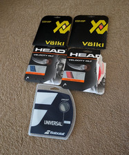 Babolat Head Volkl Tennis String Lot Of 5 Pol...