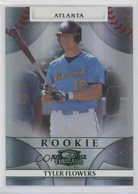 2008 Donruss Threads Rookie Green Century Proof 65/250 Tyler Flowers #104 h6c