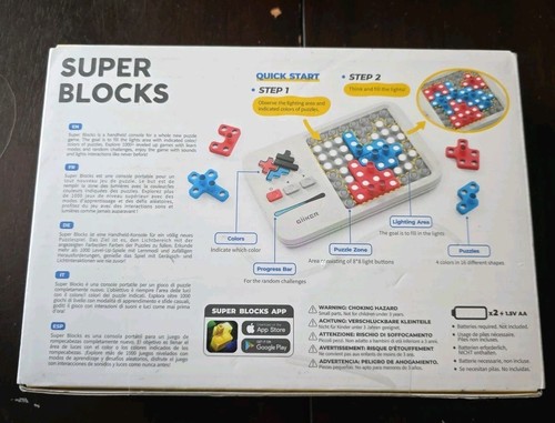 GiiKER Super Blocks Puzzle Game, 1000+ Livellato Gioco Cervello Elettronico per Bambini - Foto 2 di 2