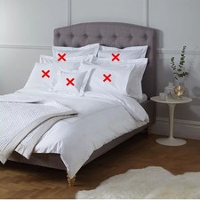 John Lewis Crisp & Fresh Egyptian Cotton Duvet Cover - King - White [Marked]