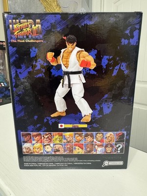 Ultra Street Fighter II Ryu Player 2 White Arcade Jada Toys New in